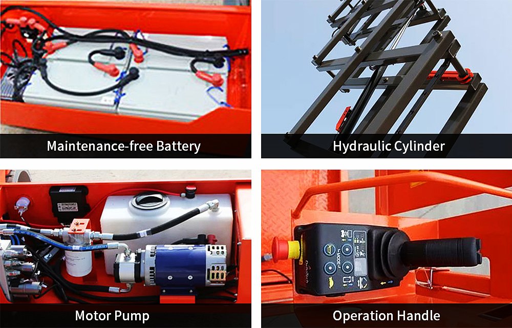 Details of Aerial Work Platform Scissors Lift